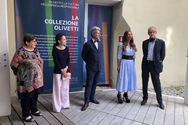 Inaugurazione Olivetti e la cultura nell’impresa responsabile